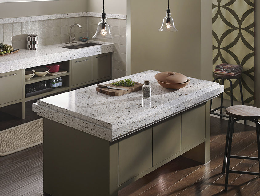 Silestone Quartz Vs Granite Worktops, Silestone Ocean Jasper Quartz Kitchen Countertop Sampler